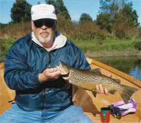 Angling report March 2001 Kingfisher Lodge fly fishing reports Lake Brunner