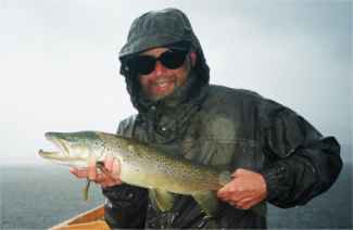 Angling report Feb 2002 Kingfisher Lodge fly fishing reports Lake Brunner