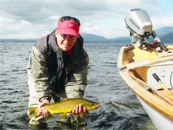 Angling report March 2002 Kingfisher Lodge fly fishing reports Lake Brunner